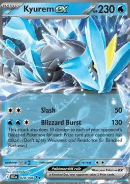 Kyurem ex BLK-028 Double Rare Near Mint Englisch