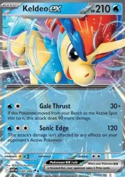 Keldeo ex WHT-030 Double Rare Near Mint Deutsch