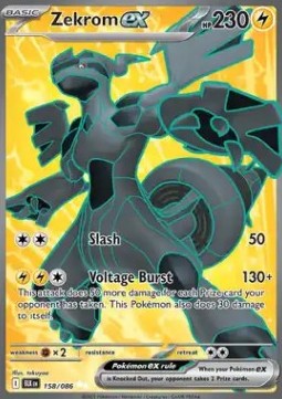 Zekrom ex BLK-158 Ultra Rare Near Mint Deutsch