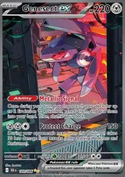 Genesect ex BLK-169 Special Illustration Rare Near Mint Deutsch