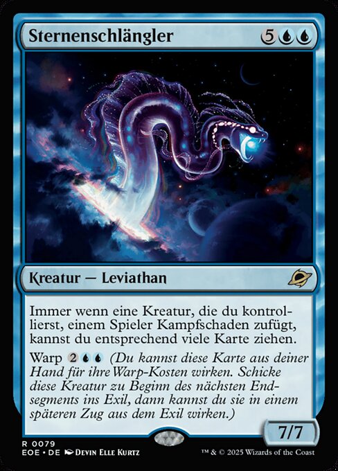 Sternenschlängler EOE-79 Rare Near Mint Deutsch Foil