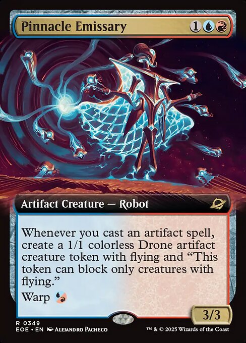 Pinnacle Emissary XEOE-349 Rare Near Mint Englisch Foil