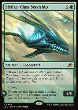 Sledge-Class Seedship EOE-208 Rare Near Mint Englisch Foil