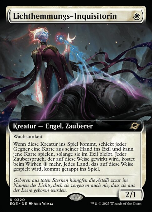 Lichthemmungs-Inquisitorin XEOE-320 Rare Near Mint Deutsch Foil