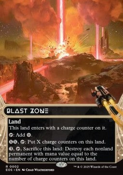 Blast Zone (V.1) EOS-2 Rare Near Mint Englisch