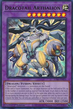 Drachoschwanz Arthalion (V.1) JUSH-006 Ultra Rare Near Mint Deutsch 1. Auflage