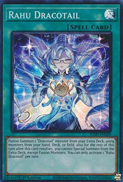 Rahu-Drachoschwanz (V.1) JUSH-009 Super Rare Near Mint Deutsch 1. Auflage