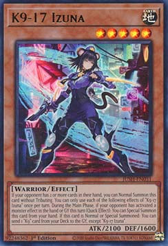 K9-17 Izuna (V.1) JUSH-031 Ultra Rare Good Deutsch 1. Auflage