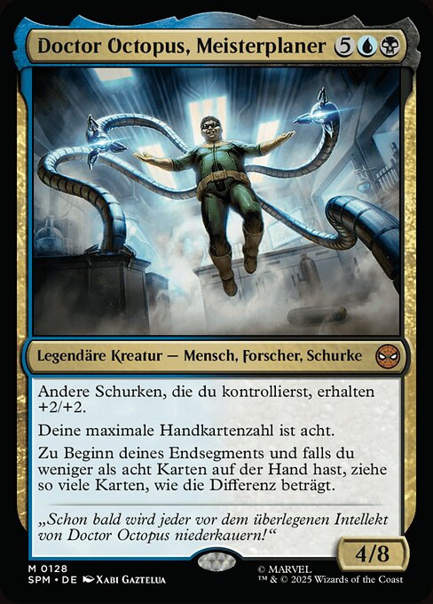 Doctor Octopus, Master Planner SPM-128 Mythic Near Mint Deutsch