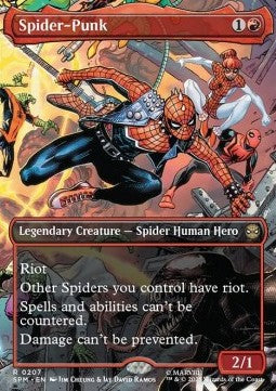 Spider-Punk XSPM-207 Rare Near Mint Englisch Foil