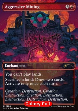Aggressive Mining (V.2) SLDCV-2108 Rare Near Mint Englisch Foil