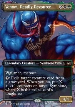 Venom, Deadly Devourer SPE-22 Rare Near Mint Deutsch
