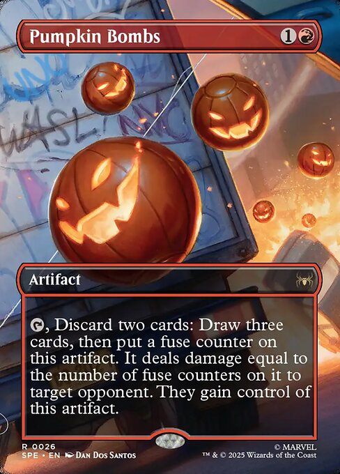 Pumpkin Bombs SPE-26 Rare Near Mint Englisch