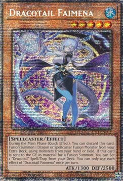 Drachoschwanz Faimena (V.3) JUSH-002 Starlight Rare Near Mint Deutsch 1. Auflage