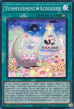 LeckernügenAcroquey (V.2) JUSH-024 Super Rare Near Mint Deutsch 1. Auflage