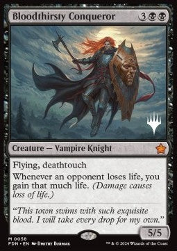 Bloodthirsty Conqueror (V.2) PFDN-58 Mythic Near Mint Englisch