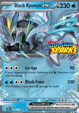 Schwarzes Kyurem ex SSP-048 Promo Played Deutsch