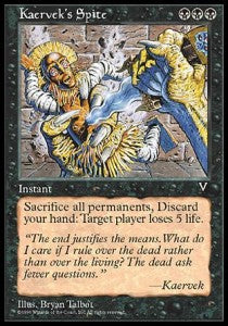 Kaervek's Spite VIS- Rare Poor Englisch