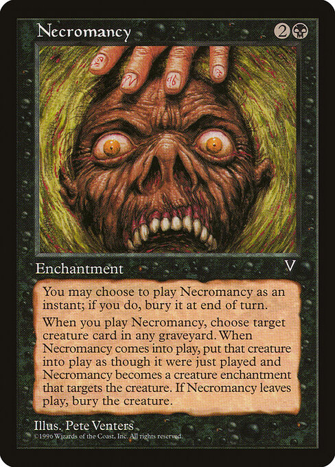Necromancy VIS- Uncommon Light Played Englisch