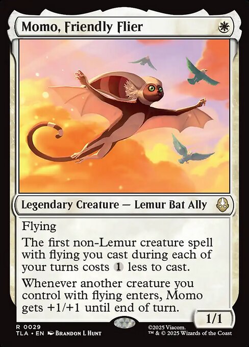 Momo, Friendly Flier TLA-29 Rare Near Mint Englisch Foil