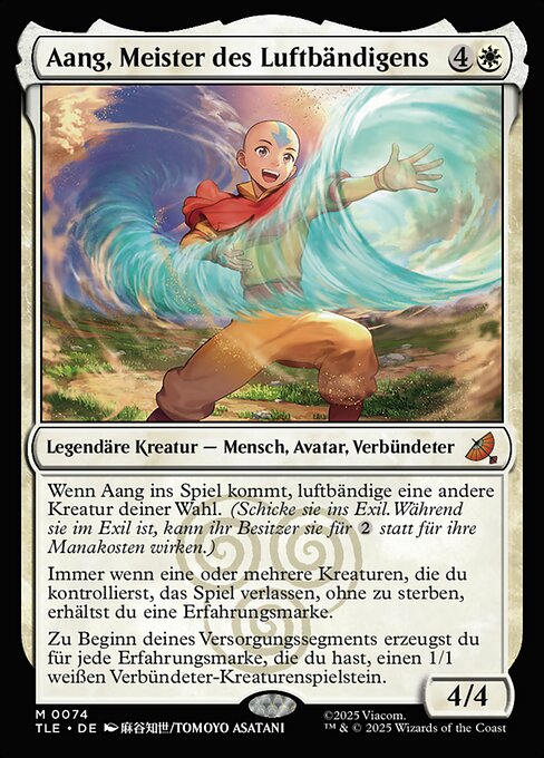 Aang, Meister des Luftbändigens TLE-74 Mythic Excellent Deutsch