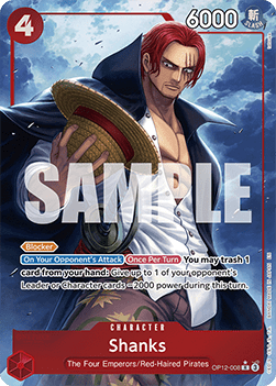 Shanks (OP12-008) (V.2) OP12 Alternate Art Near Mint Englisch