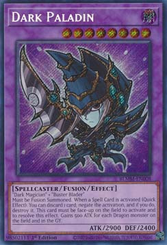 Dunkler Paladin (V.1) BLMM-008 Secret Rare Near Mint Deutsch 1. Auflage