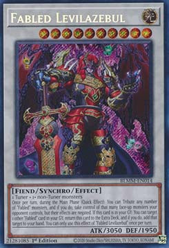 Fabled Levilazebul BLMM-014 Secret Rare Near Mint Englisch 1. Auflage
