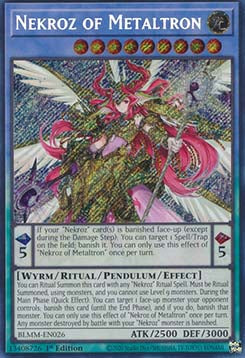 Nekroz of Metaltron BLMM-026 Secret Rare Near Mint Englisch 1. Auflage