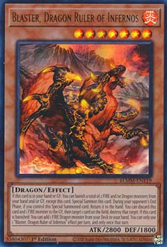 Blaster, Drachenherrscher der Infernos BLMM-119 Ultra Rare Near Mint Deutsch 1. Auflage