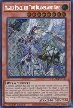 Meister-Peace, der wahre Drachoschlacht-König BLMM-127 Secret Rare Near Mint Deutsch 1. Auflage