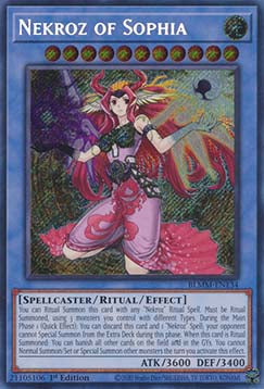 Nekroz of Sophia BLMM-EN134 Secret Rare Near Mint Englisch 1. Auflage