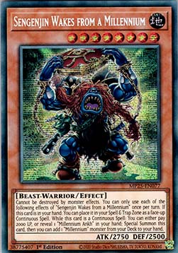 Sengenjin erwacht nach einem Millennium MP25-077 Secret Rare Near Mint Deutsch 1. Auflage
