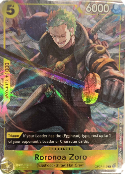 Roronoa Zoro (OP07-113) (V.2) UP Uncommon Near Mint Englisch