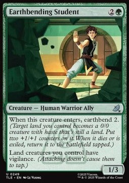 Earthbending Student TLE-249 Uncommon Near Mint Englisch Foil