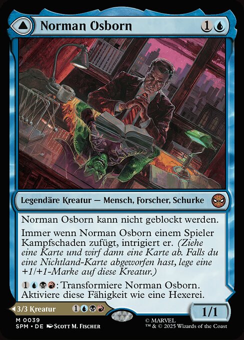 Norman Osborn // Grüner Kobold SPM-39 Mythic Near Mint Deutsch