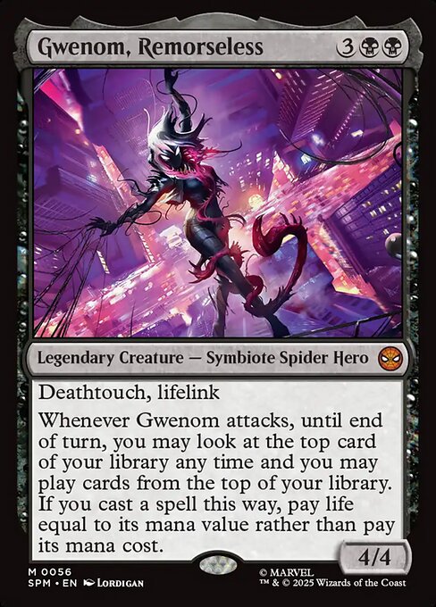 Gwenom, Remorseless SPM-56 Mythic Good Englisch