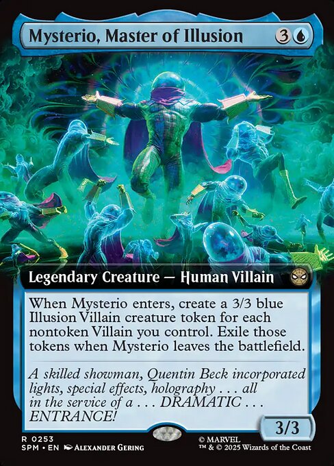 Mysterio, Master of Illusion XSPM-253 Rare Near Mint Englisch Foil
