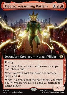 Electro, Angriffsbatterie XSPM-260 Rare Near Mint Deutsch Foil