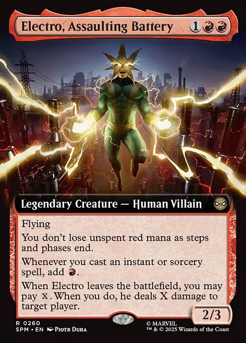 Electro, Assaulting Battery XSPM-260 Rare Near Mint Englisch Foil