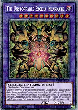 Inkarnation der unaufhaltbaren Exodia MP25-008 Starlight Rare Near Mint Deutsch 1. Auflage