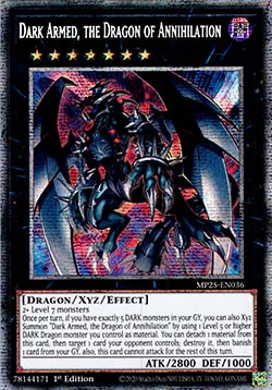 Finsterwaffe, Drache der Zerstörung MP25-036 Starlight Rare Near Mint Deutsch 1. Auflage