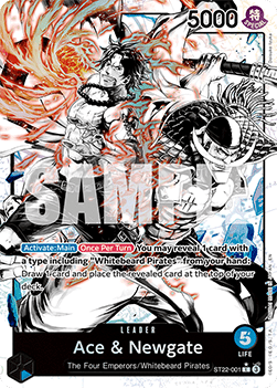 Ace & Newgate (ST22-001) (V.2) ST-22 Alternate Art Near Mint Englisch