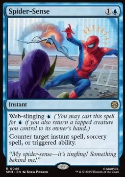 Spider-Sense SPM-46 Rare Near Mint Englisch Foil