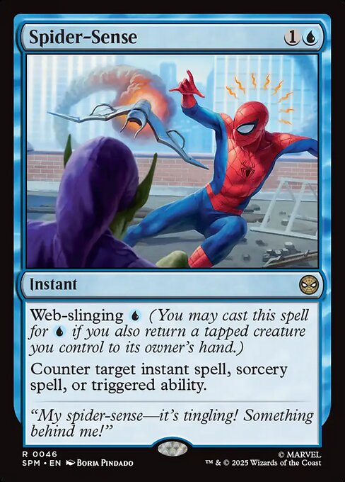 Spider-Sense SPM-46 Rare Near Mint Englisch Foil