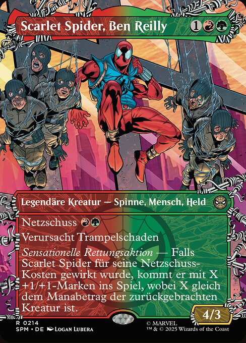Scarlet Spider, Ben Reilly XSPM-214 Rare Excellent Deutsch