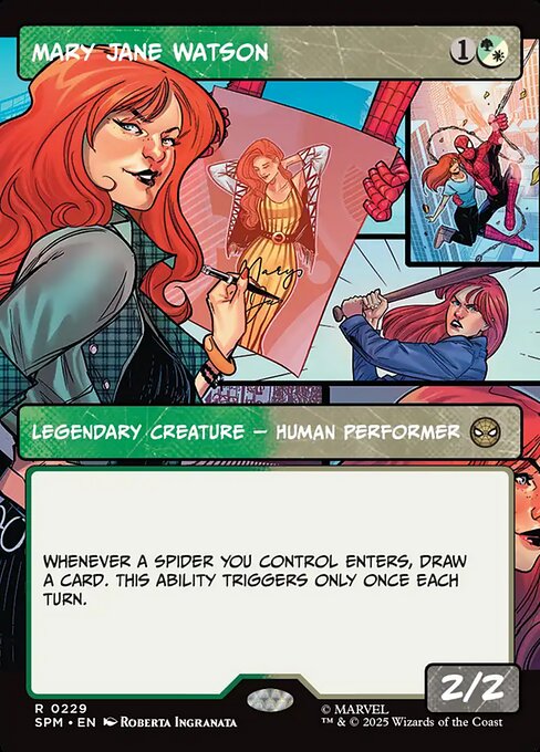 Mary Jane Watson XSPM-229 Rare Near Mint Englisch