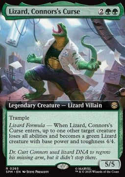 Lizard, Connors's Curse XSPM-265 Rare Near Mint Englisch