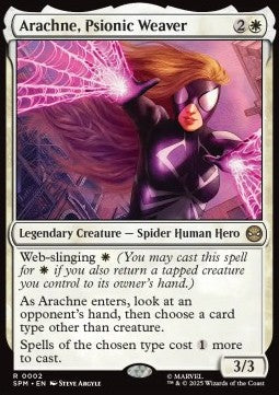 Arachne, Psionic Weaver SPM-2 Rare Near Mint Englisch Foil