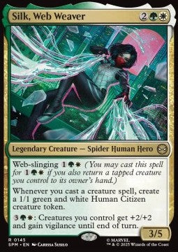 Silk, Web Weaver SPM-145 Rare Near Mint Englisch Foil